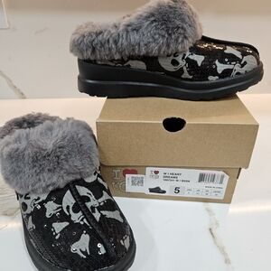 UGG Black and Gray Sequin Mules